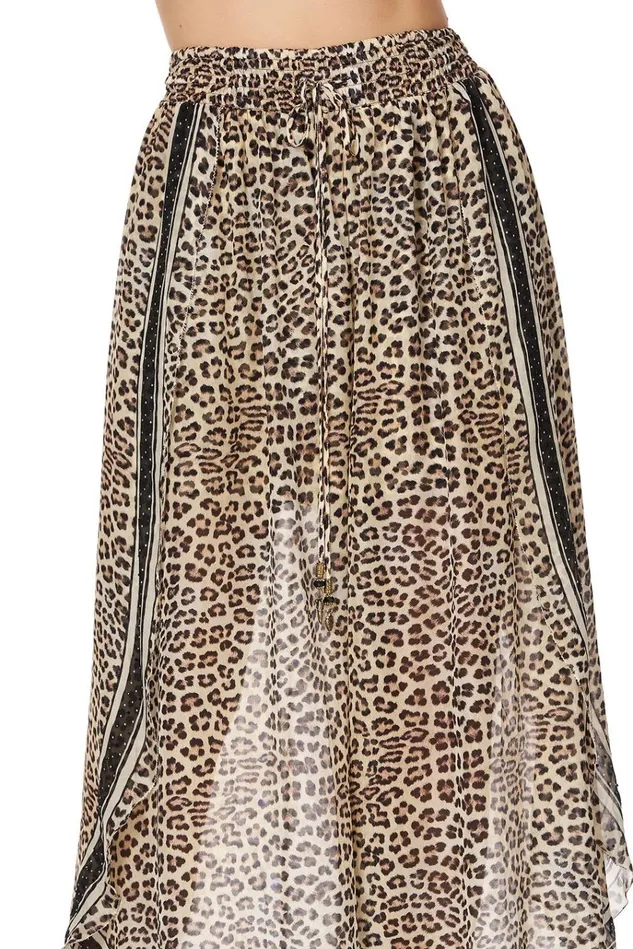 Camilla Trousers and Leggings Women Curved Hem Pant Sex Kitten
