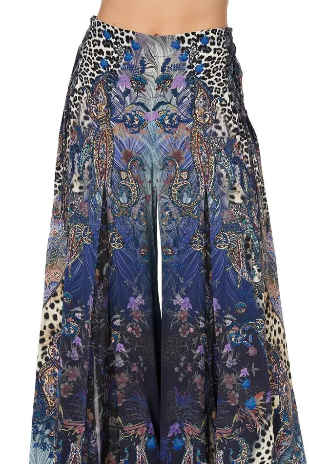 Camilla Trousers and Leggings Women Flares With Lace Up Side Festival Express
