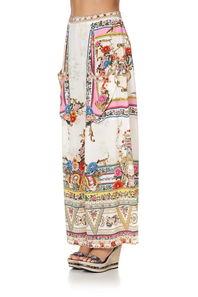 Camilla Trousers and Leggings Women Wide Leg Trouser With Front Pockets Party In The Palace