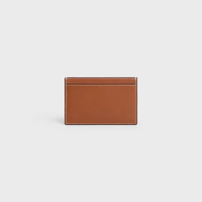 Card Holder In Smooth Lambskin Tan Women CELINE CARD HOLDERS Card Holder In Smooth Lambskin Tan Women CELINE CARD HOLDERS