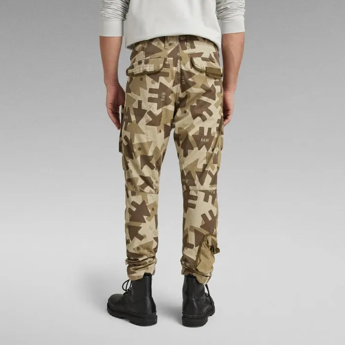 Cargos and Chinos Men GStar RAW 3D Regular Tapered Cargo Pants Light Moss Raw Arrow Camo