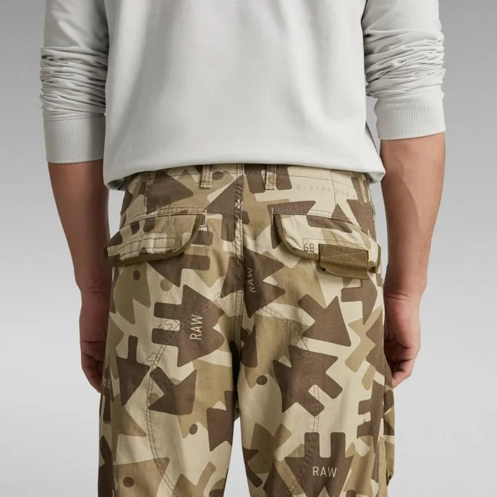 Cargos and Chinos Men GStar RAW 3D Regular Tapered Cargo Pants Light Moss Raw Arrow Camo