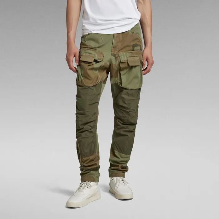Cargos and Chinos Men GStar RAW 3D Regular Tapered Cargo Pants Smoke Olive Desert Camo Cargos and Chinos Men GStar RAW 3D Regular Tapered Cargo Pants Smoke Olive Desert Camo