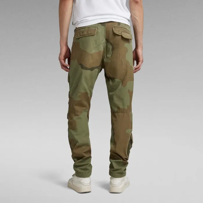 Cargos and Chinos Men GStar RAW 3D Regular Tapered Cargo Pants Smoke Olive Desert Camo
