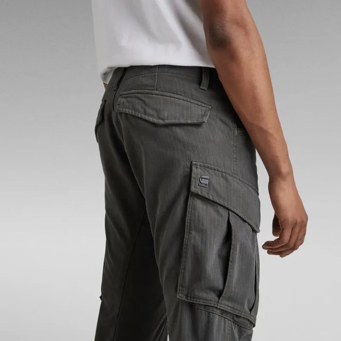 Cargos and Chinos Men GStar RAW Rovic Zip 3D Regular Tapered Pants Cloack