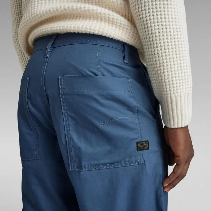 Cargos and Chinos MenWomen GStar RAW Unisex Modson Straight Chino Rank Blue