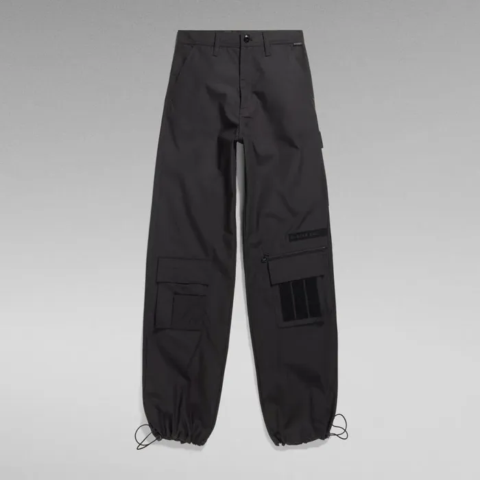 Cargos and Chinos Women GStar RAW High Waist Cargo Pants Dark Black