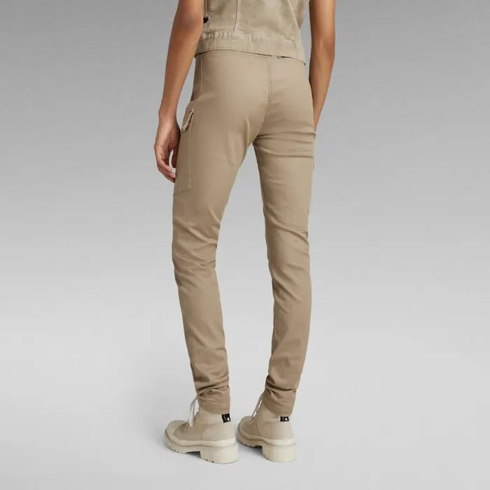 Cargos and Chinos Women GStar RAW Kafey Cargo Ultra High Skinny Pants Tree House