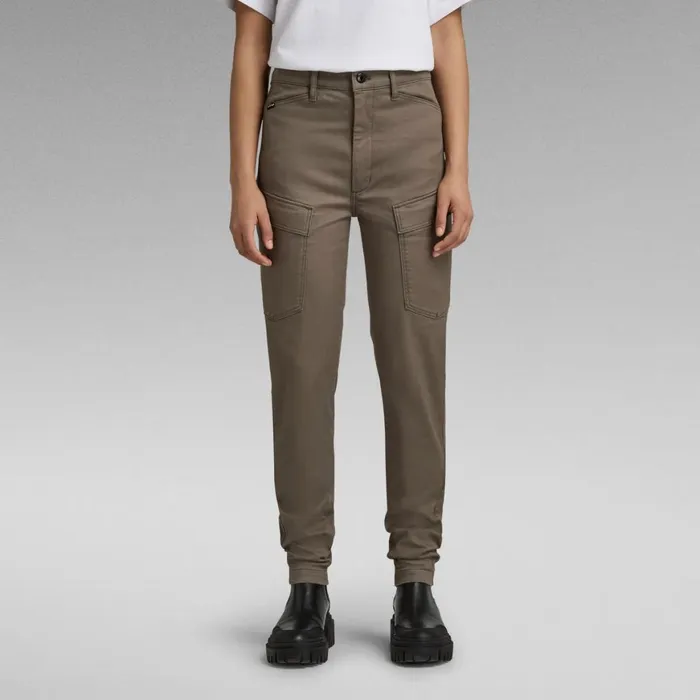 Cargos and Chinos Women GStar RAW Kafey Cargo Ultra High Skinny Pants Turf
