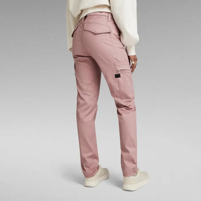 Cargos and Chinos Women GStar RAW Slim Cargo Pants Light Berry Mist