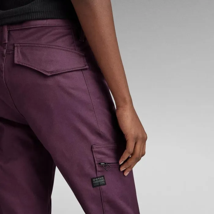Cargos and Chinos Women GStar RAW Slim Cargo Pants Light Maze