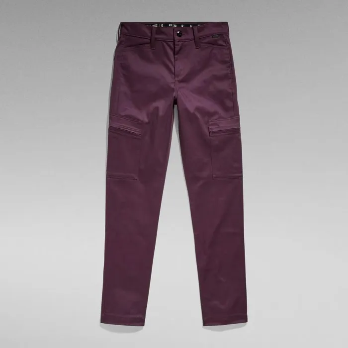 Cargos and Chinos Women GStar RAW Slim Cargo Pants Light Maze