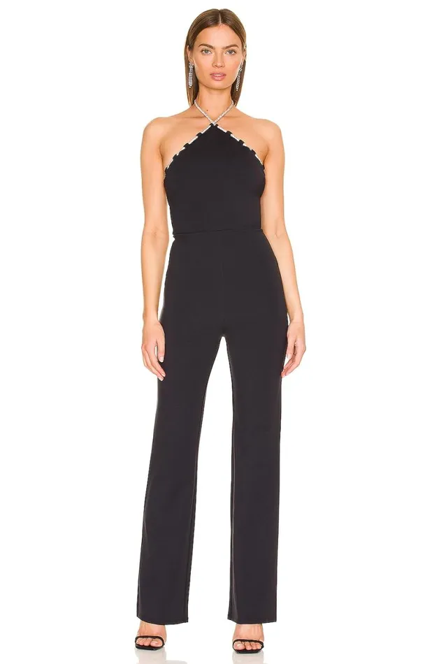 Chloe Jumpsuit Black Women Lovers and Friends Jumpsuits