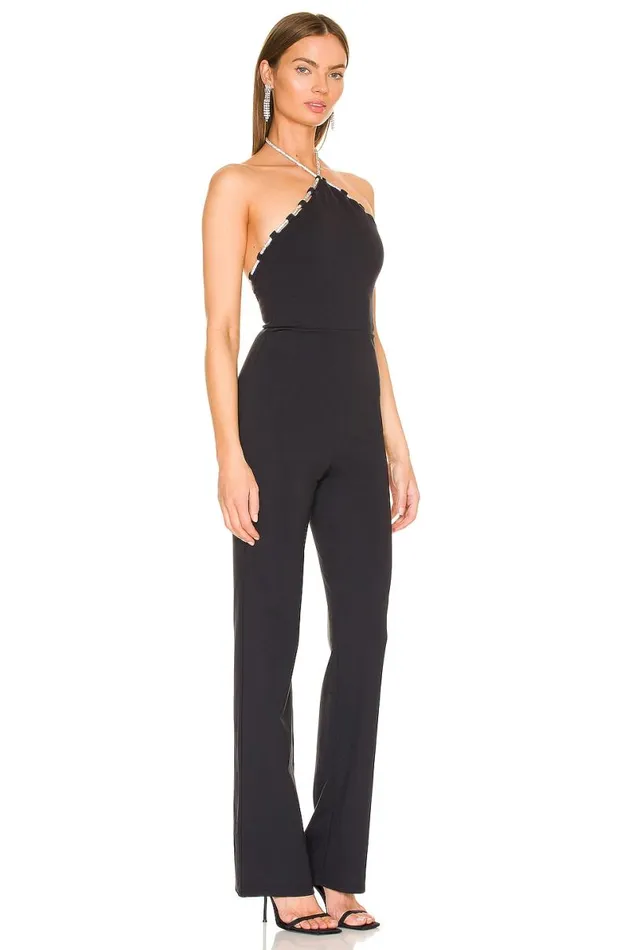 Chloe Jumpsuit Black Women Lovers and Friends Jumpsuits