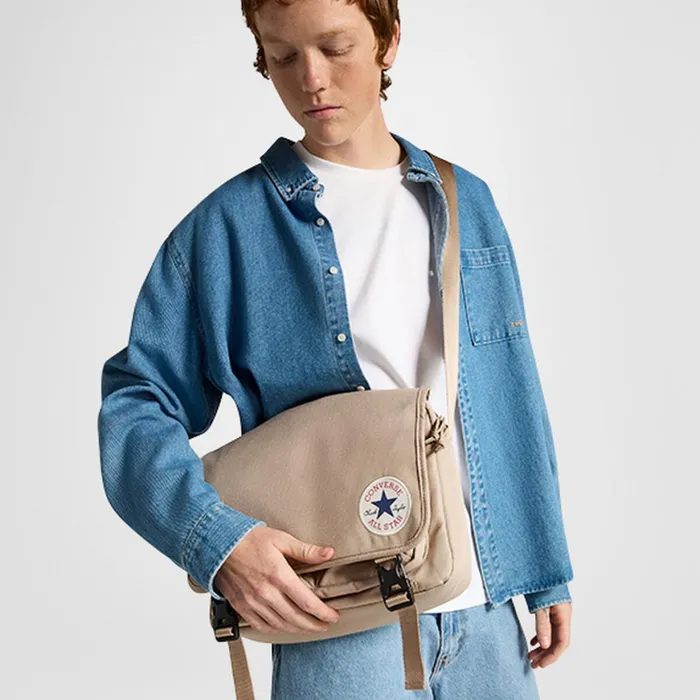 Converse Bags and Backpacks Chuck Taylor Messenger Bag Vintage Cargo Brown 8211 MenWomen