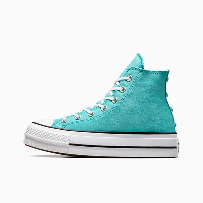 Converse Lift Platforms Chuck Taylor All Star Lift Platform Stars Ocean Dripwhiteblack 8211 Women