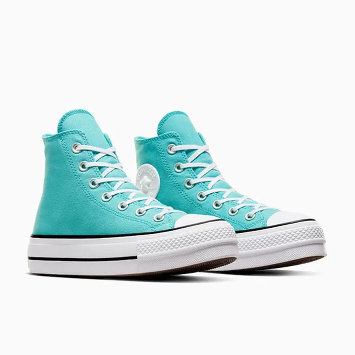 Converse Lift Platforms Chuck Taylor All Star Lift Platform Stars Ocean Dripwhiteblack 8211 Women