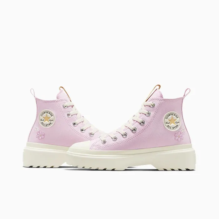 Converse Lift Platforms Chuck Taylor All Star Lugged Lift Platform Flowers Stardust Lilac 8211 Women