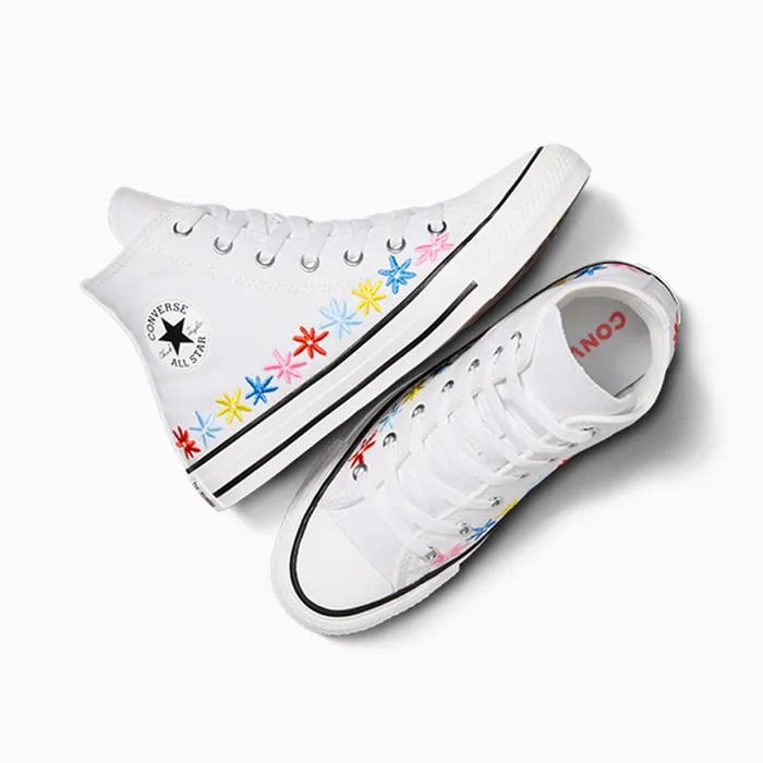 Converse Prints Chuck Taylor All Star Floral Whiteoops Pinktrue Sky 8211 Kids