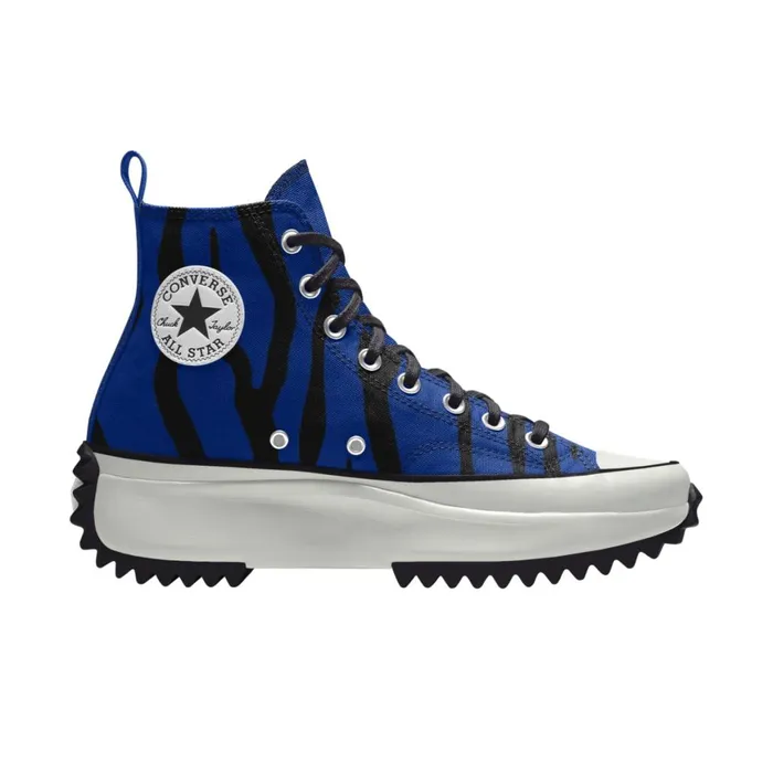 Converse Run Star Custom Run Star Hike By You Blue Zebra 8211 Women