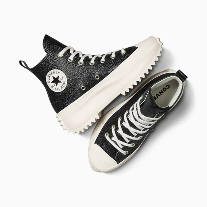 Converse Run Star Run Star Hike Platform Glitter Blackegretegret 8211 Women