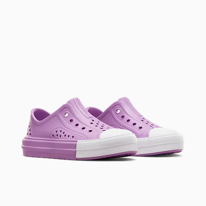 Converse SlipOns Chuck Taylor All Star Play Lite CX Grape Fizzgrape Fizzwhite 8211 Kids