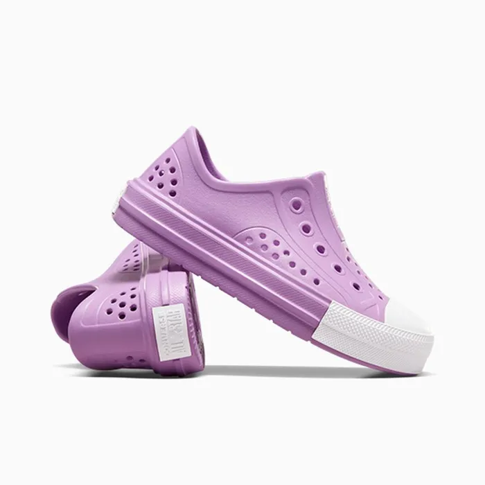 Converse SlipOns Chuck Taylor All Star Play Lite CX Grape Fizzgrape Fizzwhite 8211 Kids