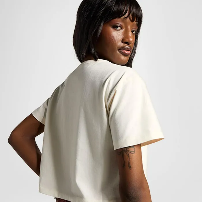 Converse Tops and Shirts Gradient Logo Cropped TShirt Converse Egret 8211 Women