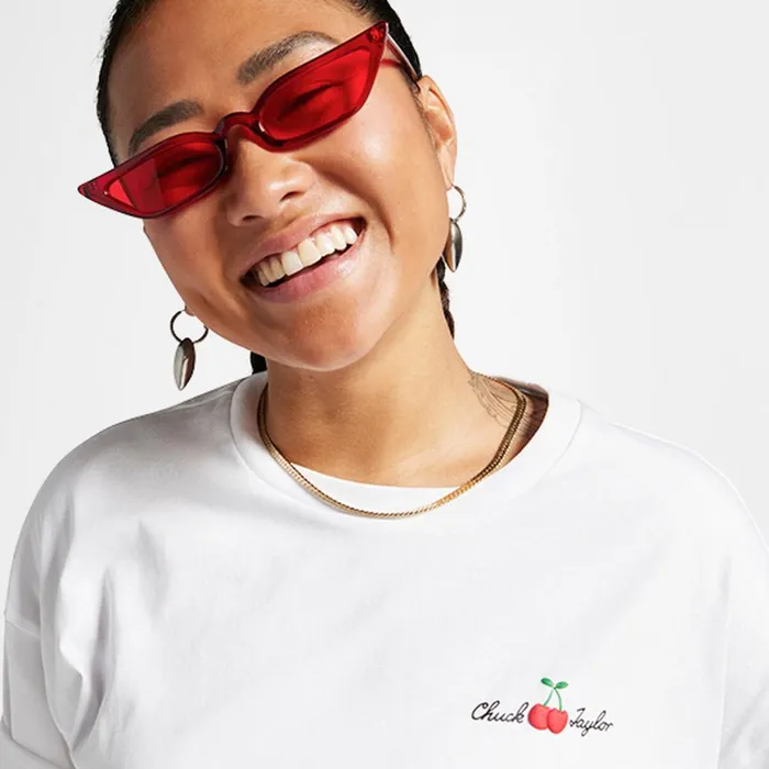 Converse Tops and Shirts Oversized Cherry TShirt White 8211 Women