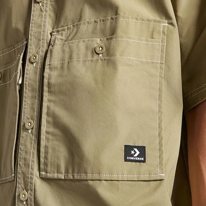 Converse Tops and Shirts Utility ShortSleeve Shirt Mossy Sloth 8211 Men