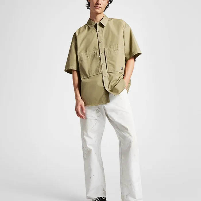 Converse Tops and Shirts Utility ShortSleeve Shirt Mossy Sloth 8211 Men