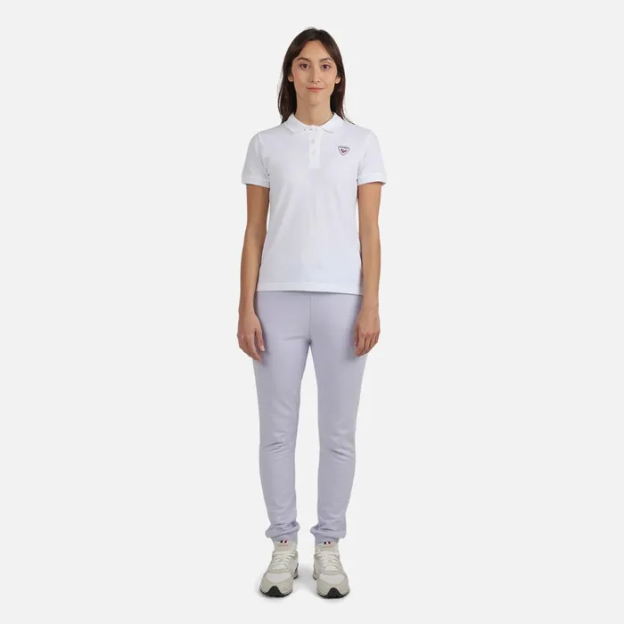 Damen Polos Und TShirts Rossignol Logo Polohemd Fr Damen White100