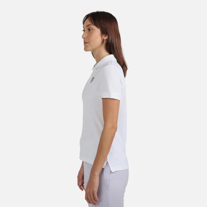 Damen Polos Und TShirts Rossignol Logo Polohemd Fr Damen White100