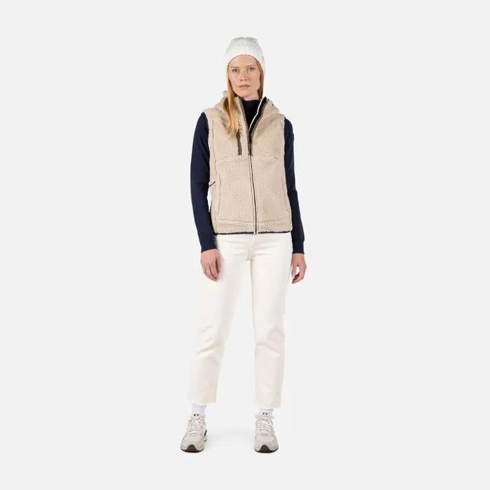 Damen Sweatshirts Und Pullover Rossignol DamenFleeceweste Curly Fog