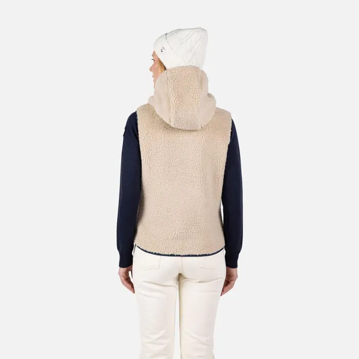 Damen Sweatshirts Und Pullover Rossignol DamenFleeceweste Curly Fog
