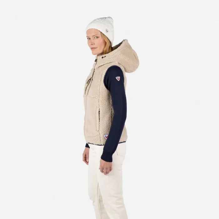 Damen Sweatshirts Und Pullover Rossignol DamenFleeceweste Curly Fog
