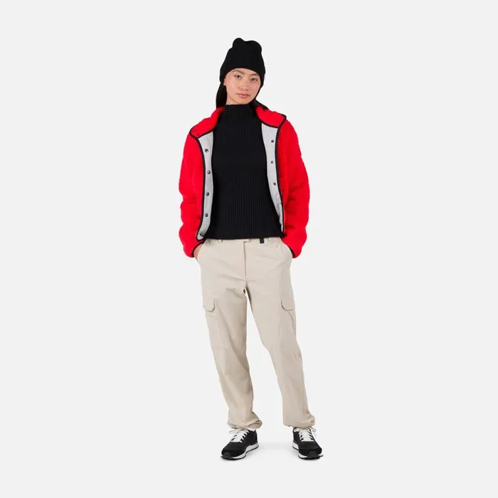 Damen Sweatshirts Und Pullover Rossignol Damenpullover Mit Rundhalsausschnitt Diretta Black200