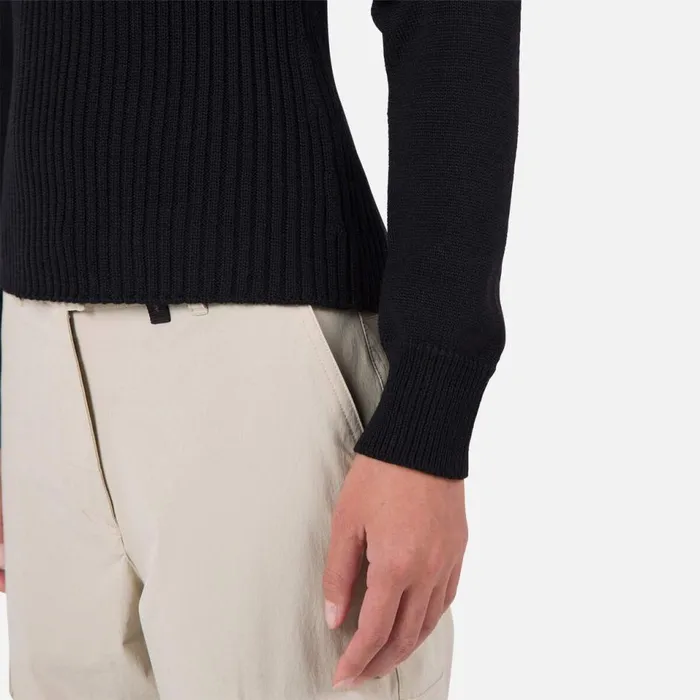 Damen Sweatshirts Und Pullover Rossignol Damenpullover Mit Rundhalsausschnitt Diretta Black200
