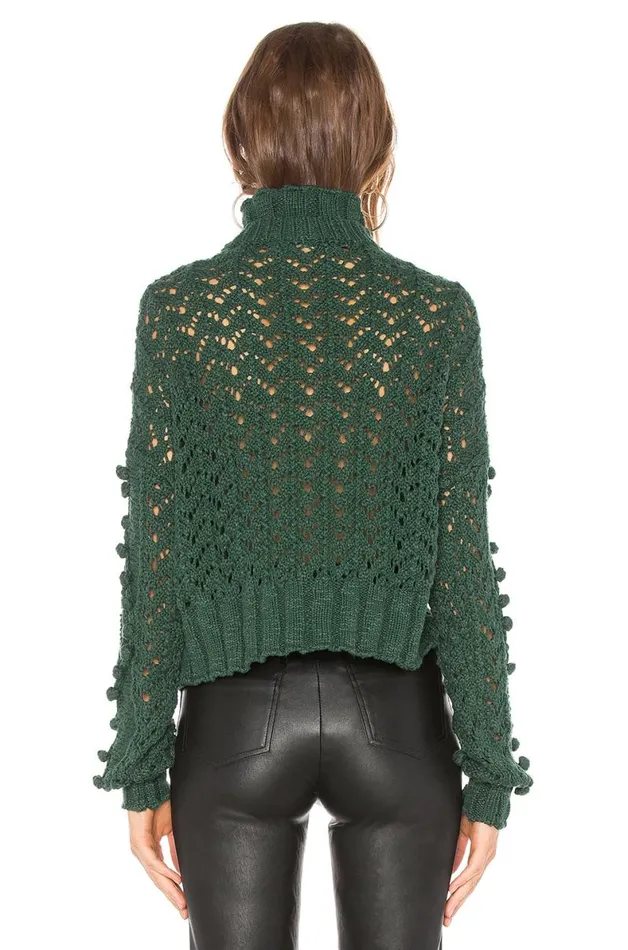Daybreak Sweater Forest Green Women Lovers and Friends Sweaters and Knits