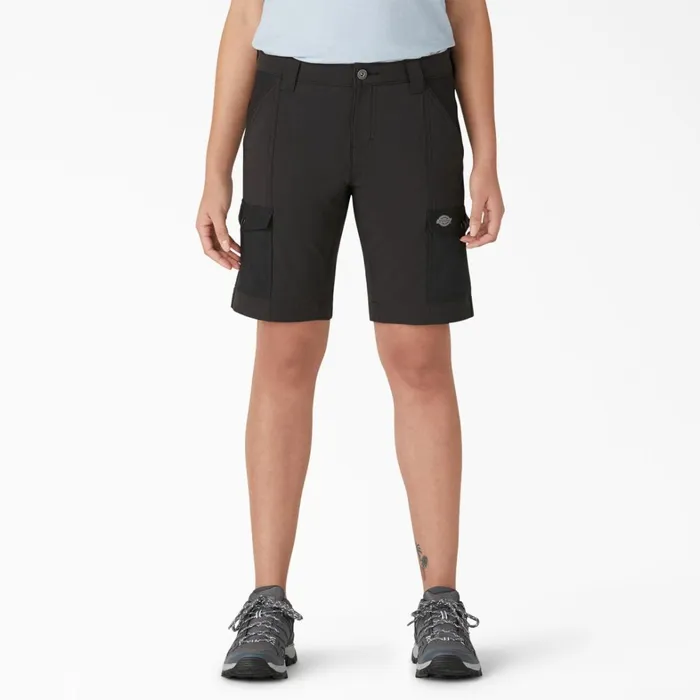 Dickies Cargo Women039s Cooling Slim Fit Cargo Shorts 10034 Black Black bk 8211 Women Dickies Cargo Women039s Cooling Slim Fit Cargo Shorts 10034 Black Black bk 8211 Women