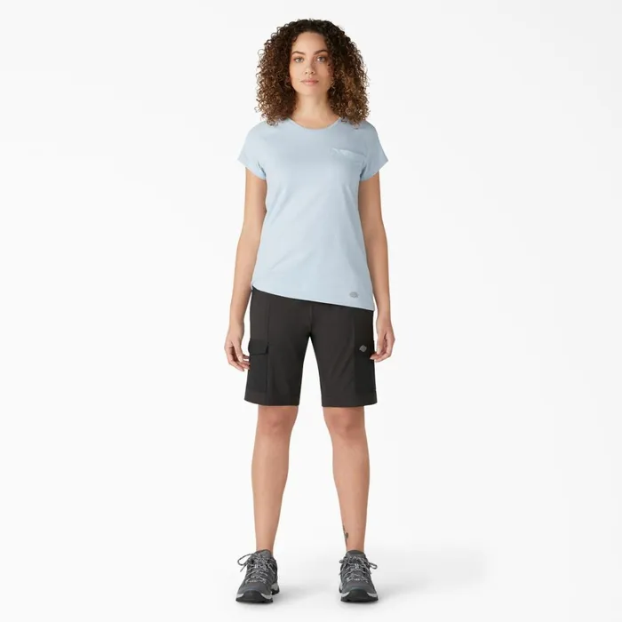 Dickies Cargo Women039s Cooling Slim Fit Cargo Shorts 10034 Black Black bk 8211 Women Dickies Cargo Women039s Cooling Slim Fit Cargo Shorts 10034 Black Black bk 8211 Women