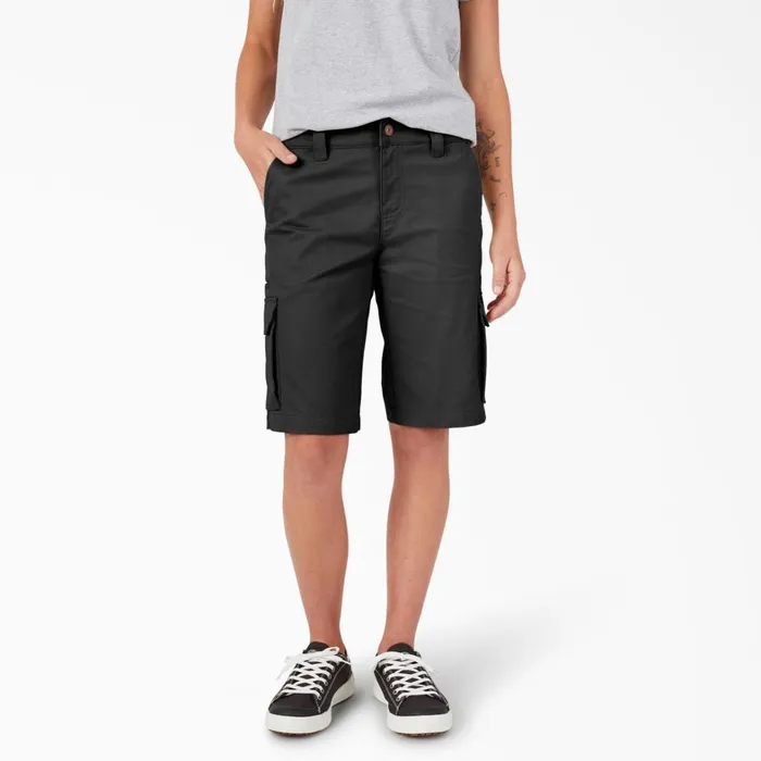 Dickies Cargo Women039s Relaxed Fit Cargo Shorts 11034 Black Black bk 8211 Women Dickies Cargo Women039s Relaxed Fit Cargo Shorts 11034 Black Black bk 8211 Women