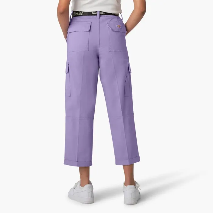 Dickies Cargo Women039s Relaxed Fit Contrast Stitch Cropped Cargo Pants Purple Rose Purple Rose ur2 8211 Women Dickies Cargo Women039s Relaxed Fit Contrast Stitch Cropped Cargo Pants Purple Rose Purple Rose ur2 8211 Women