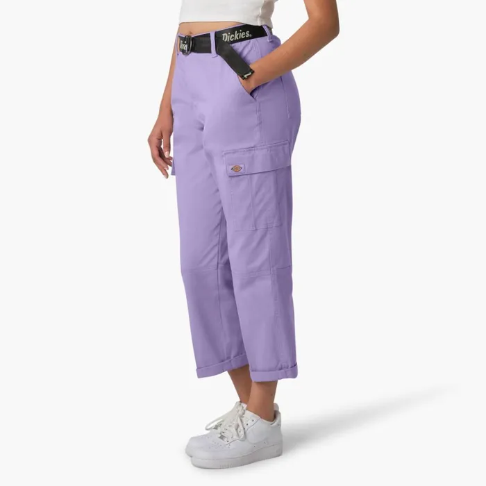 Dickies Cargo Women039s Relaxed Fit Contrast Stitch Cropped Cargo Pants Purple Rose Purple Rose ur2 8211 Women Dickies Cargo Women039s Relaxed Fit Contrast Stitch Cropped Cargo Pants Purple Rose Purple Rose ur2 8211 Women