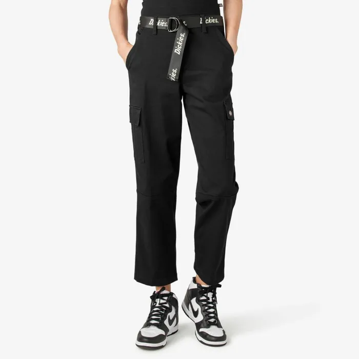 Dickies Cargo Women039s Relaxed Fit Cropped Cargo Pants Black Black bkx 8211 Women Dickies Cargo Women039s Relaxed Fit Cropped Cargo Pants Black Black bkx 8211 Women