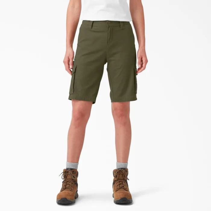 Dickies Cargo Women039s Relaxed Fit Ripstop Cargo Shorts 9034 Military Green Military Green ml 8211 Women Dickies Cargo Women039s Relaxed Fit Ripstop Cargo Shorts 9034 Military Green Military Green ml 8211 Women