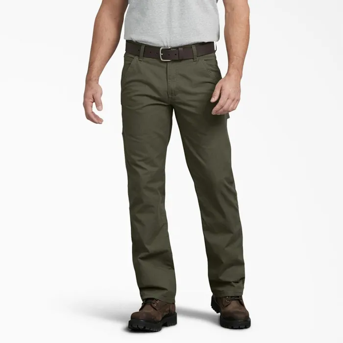 Dickies Carpenter FLEX Regular Fit Ripstop Carpenter Pants Rinsed Moss Green Rinsed Moss Green rms 8211 Men Dickies Carpenter FLEX Regular Fit Ripstop Carpenter Pants Rinsed Moss Green Rinsed Moss Green rms 8211 Men