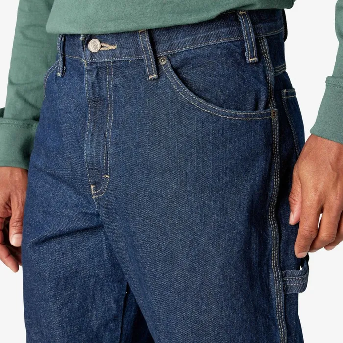 Dickies Carpenter Relaxed Fit Heavyweight Carpenter Jeans Rinsed Indigo Blue Rinsed Indigo Blue rnb 8211 Men Dickies Carpenter Relaxed Fit Heavyweight Carpenter Jeans Rinsed Indigo Blue Rinsed Indigo Blue rnb 8211 Men