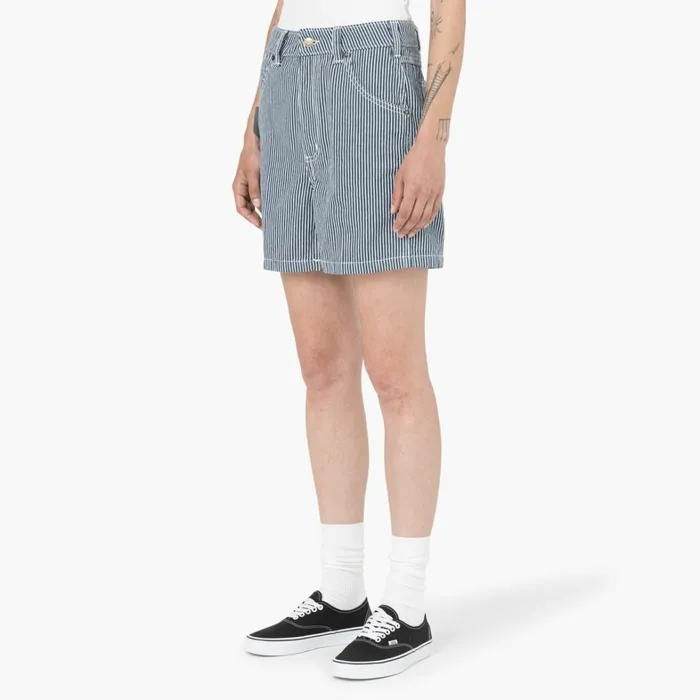 Dickies Carpenter Women039s Regular Fit Hickory Stripe Shorts 5034 Airforce Blue Airforce Blue af 8211 Women Dickies Carpenter Women039s Regular Fit Hickory Stripe Shorts 5034 Airforce Blue Airforce Blue af 8211 Women