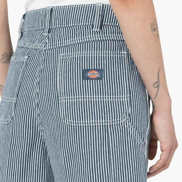 Dickies Carpenter Women039s Regular Fit Hickory Stripe Shorts 5034 Airforce Blue Airforce Blue af 8211 Women Dickies Carpenter Women039s Regular Fit Hickory Stripe Shorts 5034 Airforce Blue Airforce Blue af 8211 Women